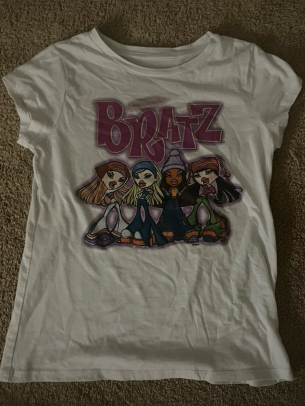Bratz White Short Sleeve Kids Graphic Tee